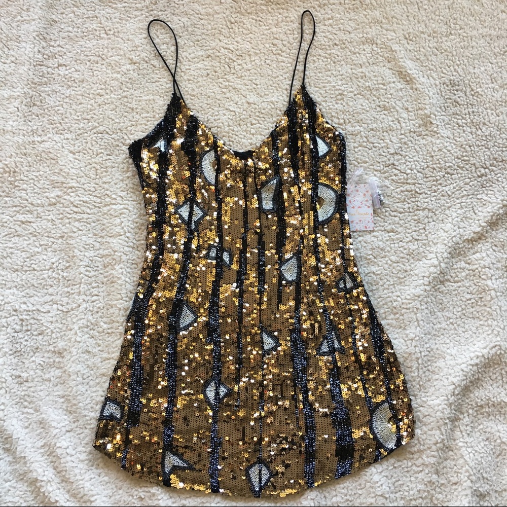 🎉Last Chance🎉NWT Free People Sequin Dress, 4 - Picture 4 of 6